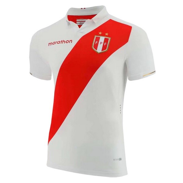 Camiseta Perú Primera equipo 2019 Blanco